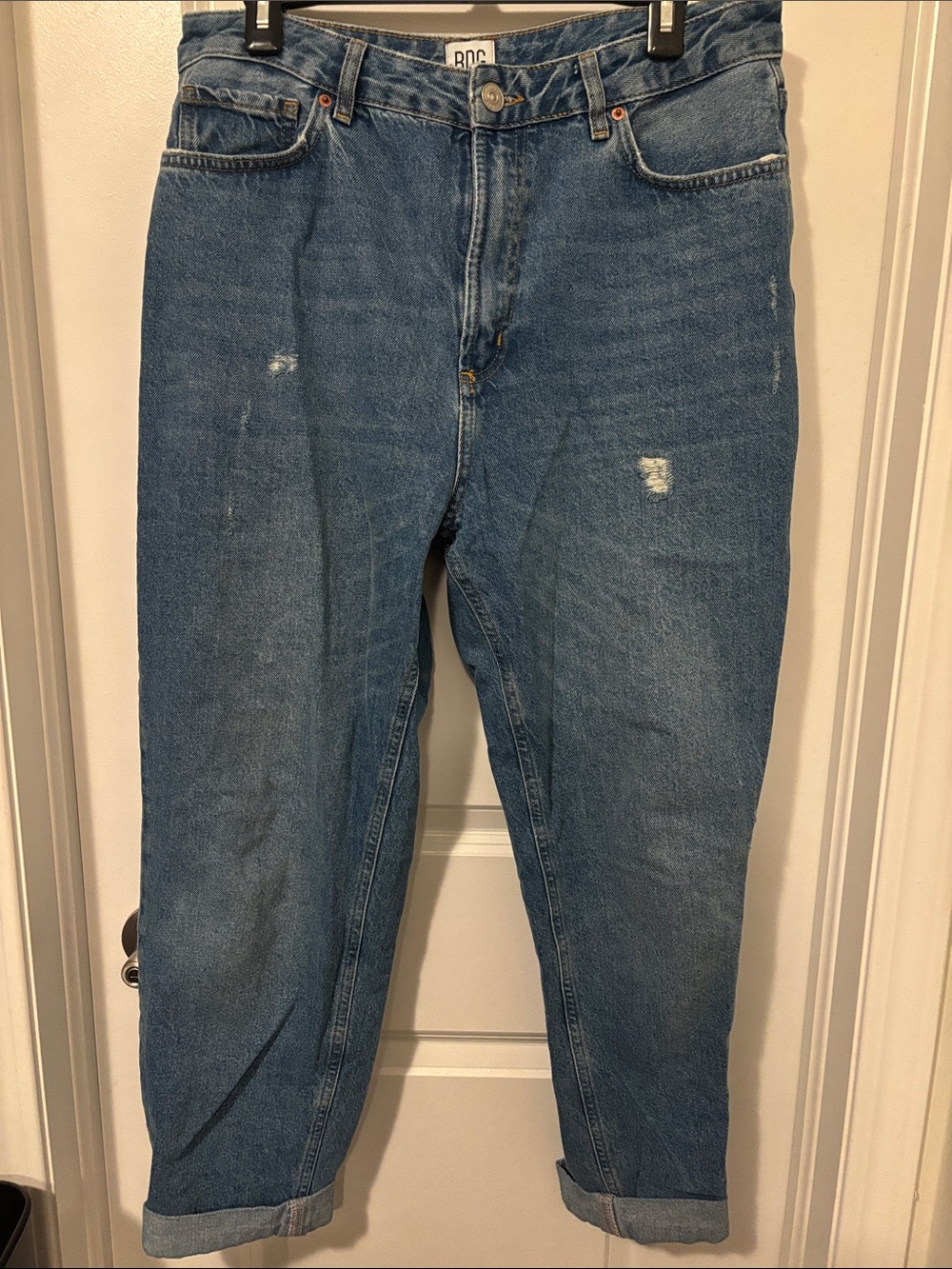 Mom High Rise Denim Jeans